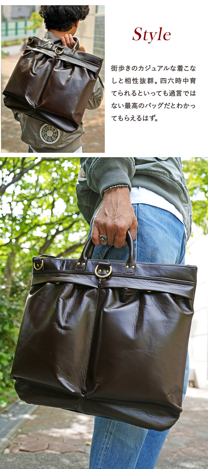 池田工芸×Lightning 「茶の茶芯」ホースハイド TT-Core Leather Lover Helmet Bag【公式オンライン限定】【1月28日頃出荷】