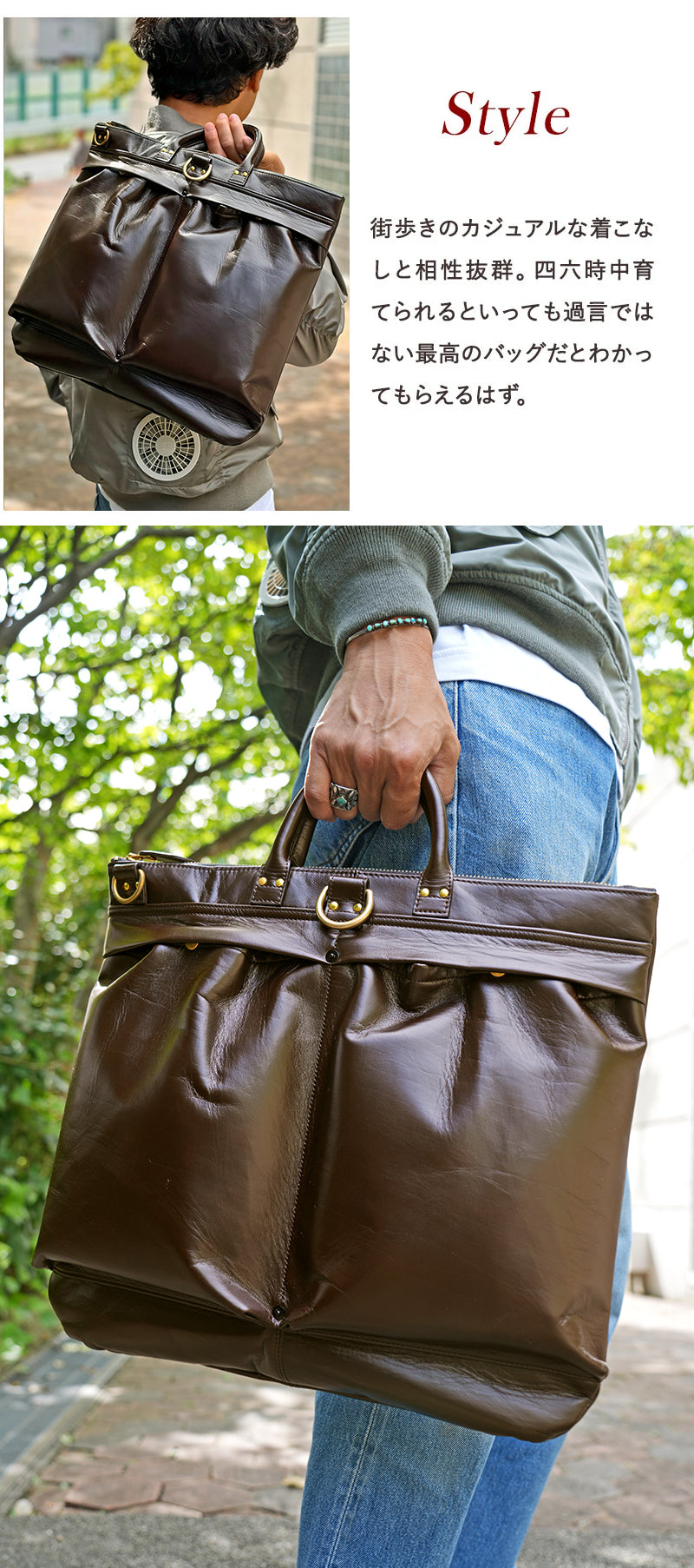 池田工芸×Lightning 「茶の茶芯」ホースハイド TT-Core Leather Lover Helmet Bag【公式オンライン限定】【2027年3月11日頃出荷】