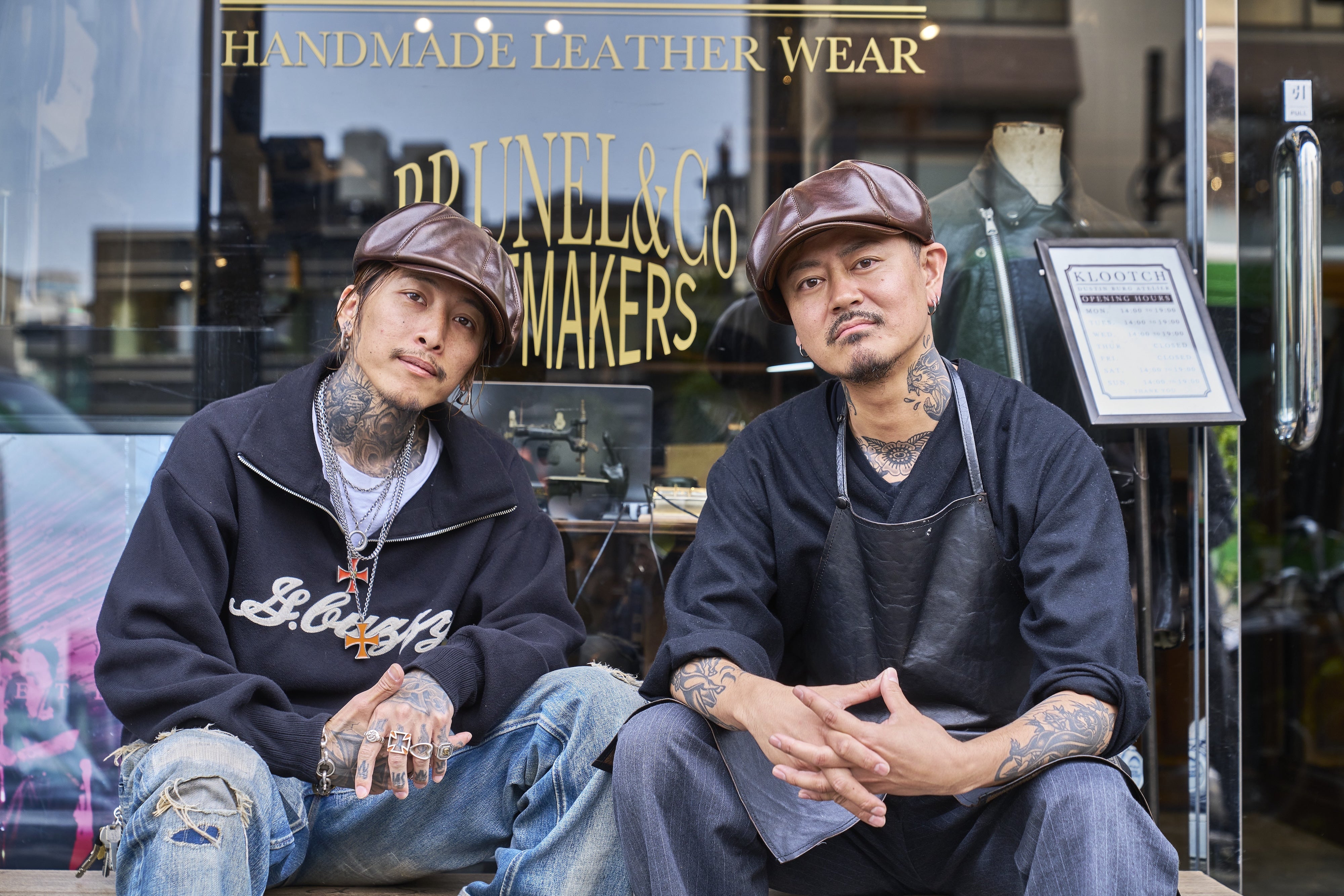 BRUNEL&Co. HATMAKERS × 新喜皮革 × モヒカン小川 ホースハイドキャスケット