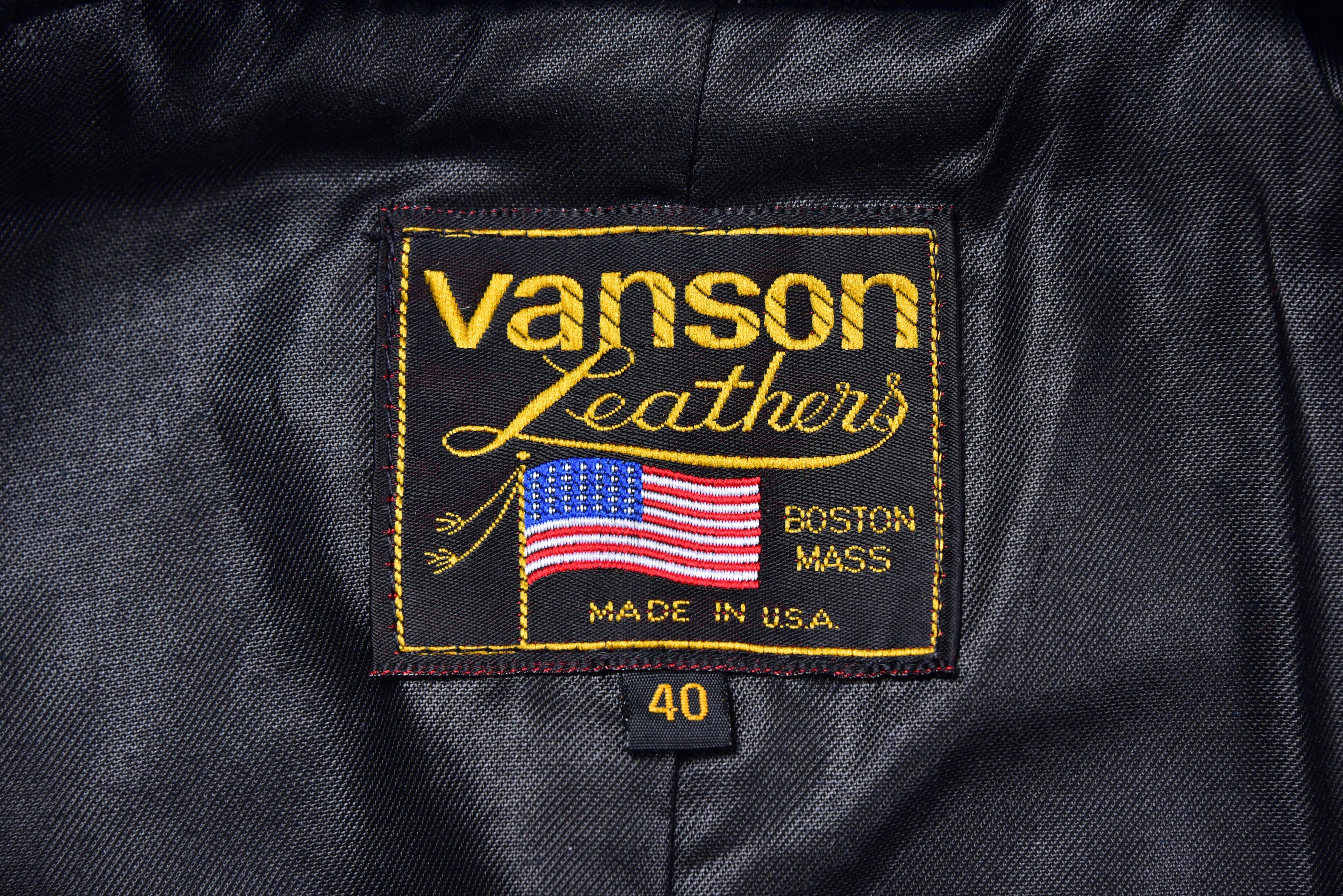 1990s Vanson Cow Jacket