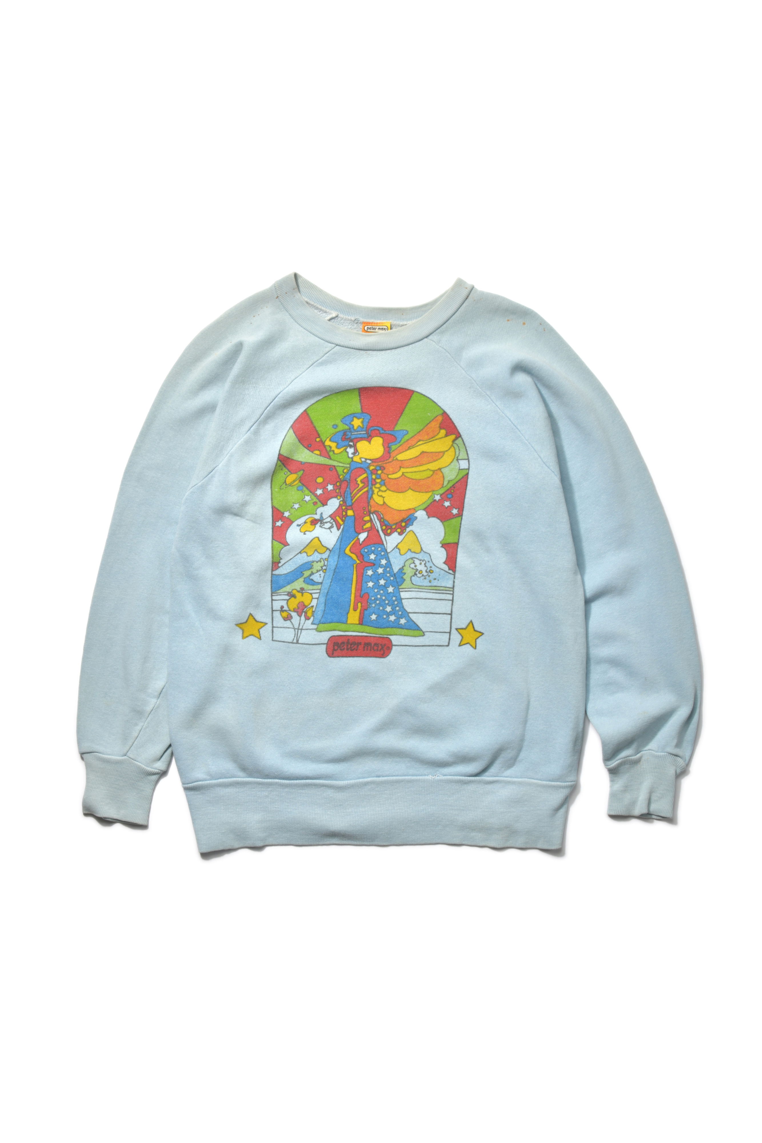 1970s Peter Max Print Sweat Shirt