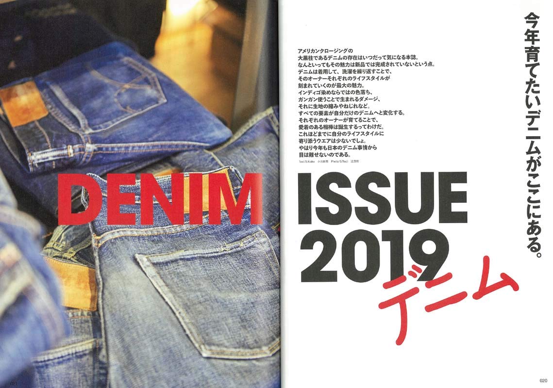 Lightning 2019年3月号 Vol.299「デニム2019」（2019/1/30発売）