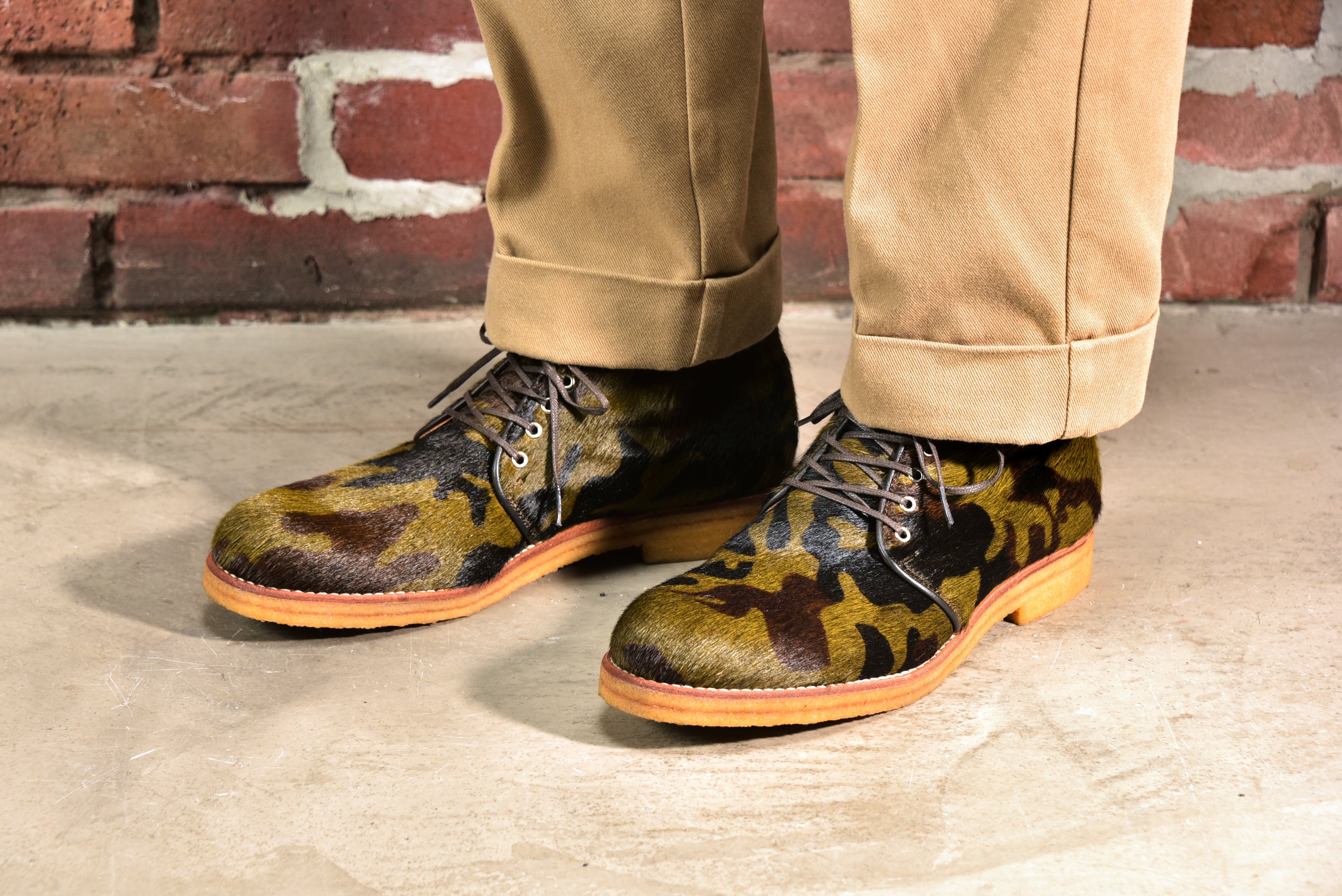 JELADO × RFW Sunny side Chukka boots [Camouflage]