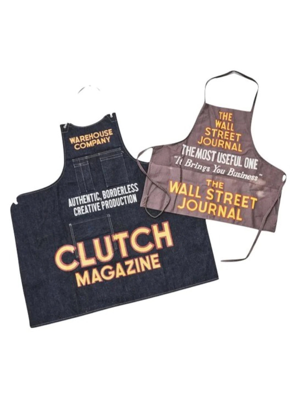 THE WALLSTREET JOURNAL VINTAGE NEWSPAPER BOY APRON – CLUB Lightning